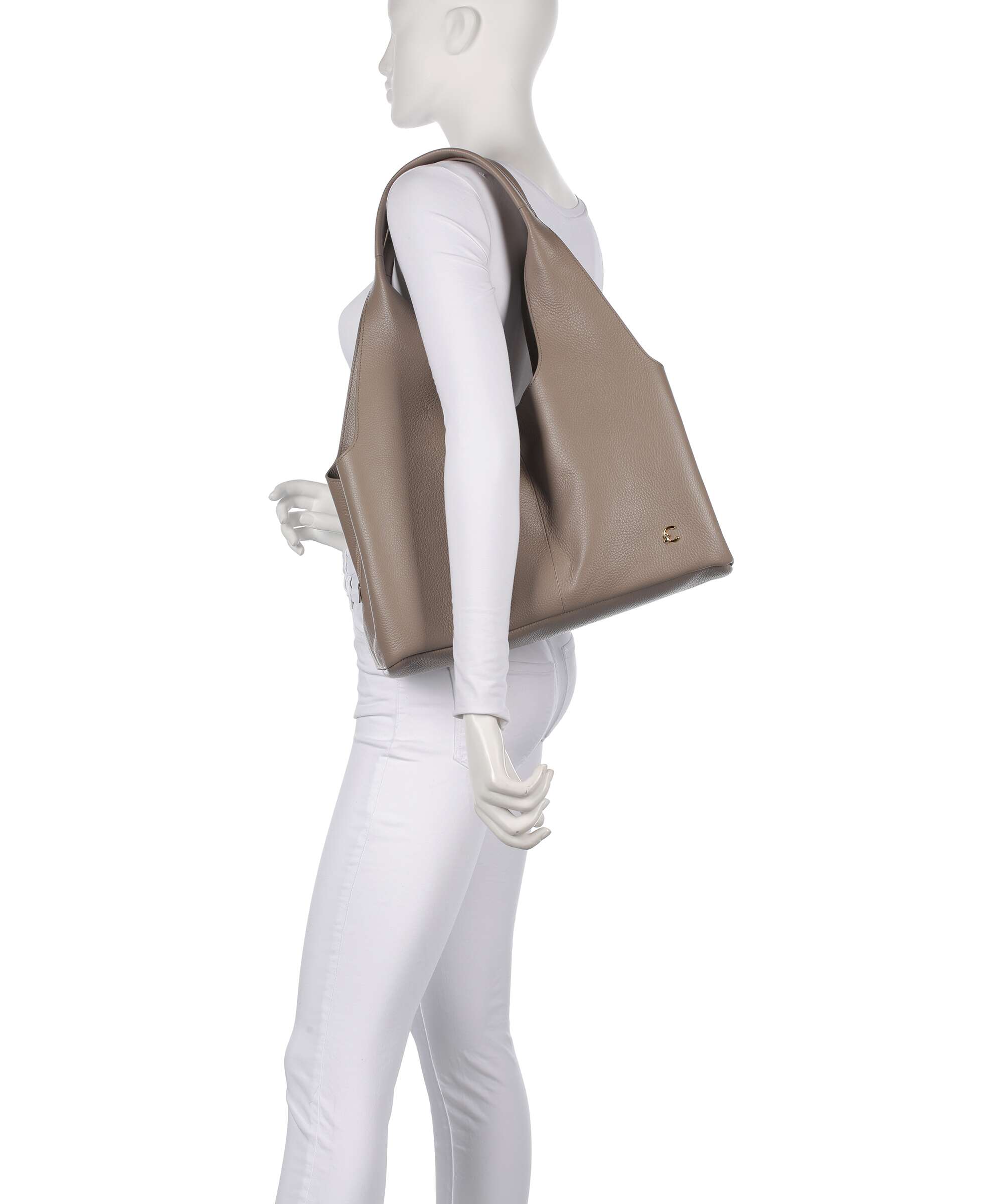Coccinelle Nell Hobo bag warm taupe