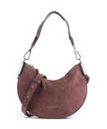 Coccinelle Sunup Suede Shoulder bag berry