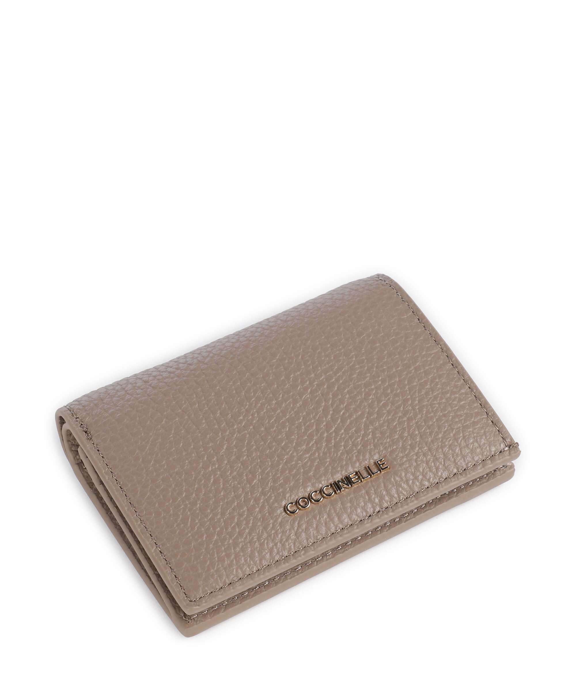 Coccinelle Metallic Soft Wallet warm taupe