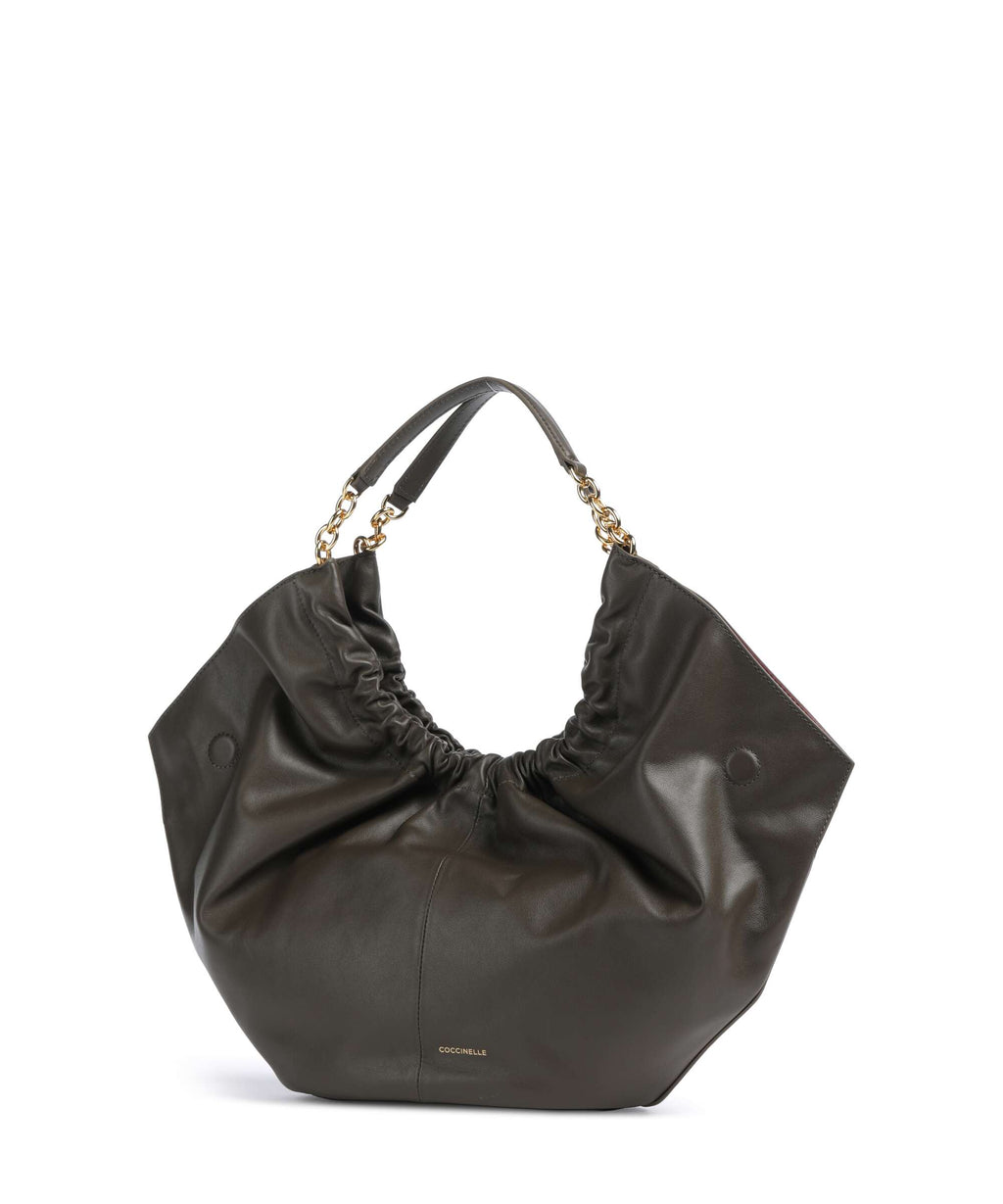 Coccinelle Smash Hobo bag fango