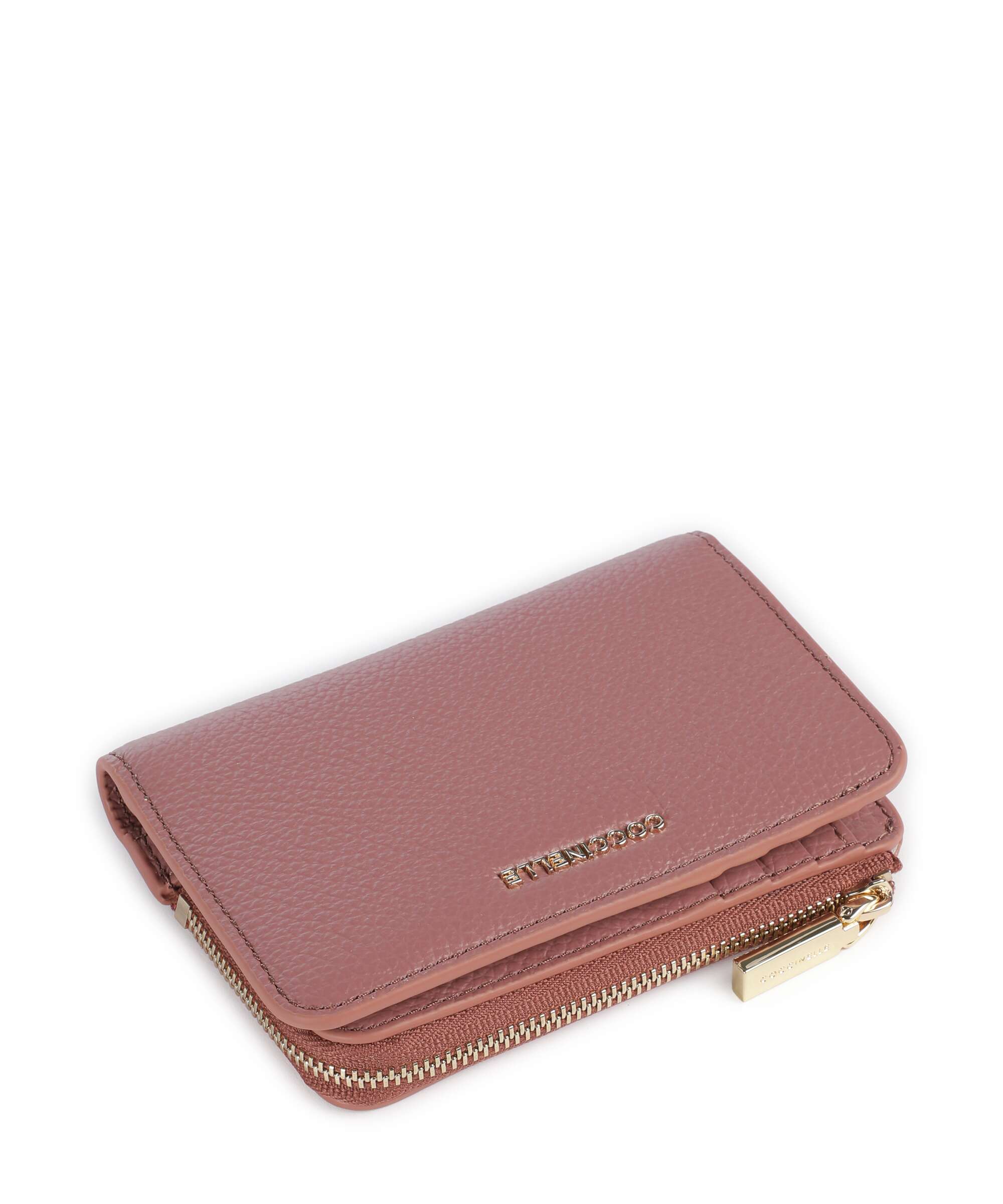 Coccinelle Metallic Soft Wallet winter rose