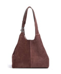 Coccinelle C-Easy Suede Hobo bag berry