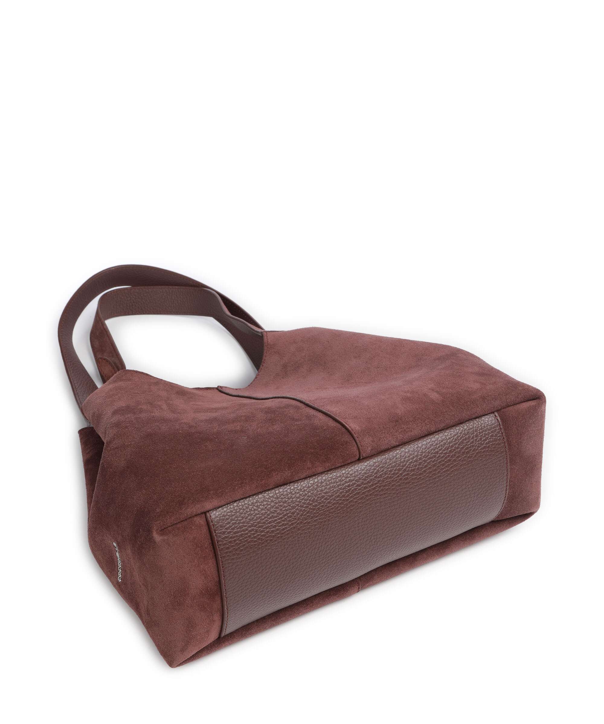 Coccinelle C-Easy Suede Hobo bag berry