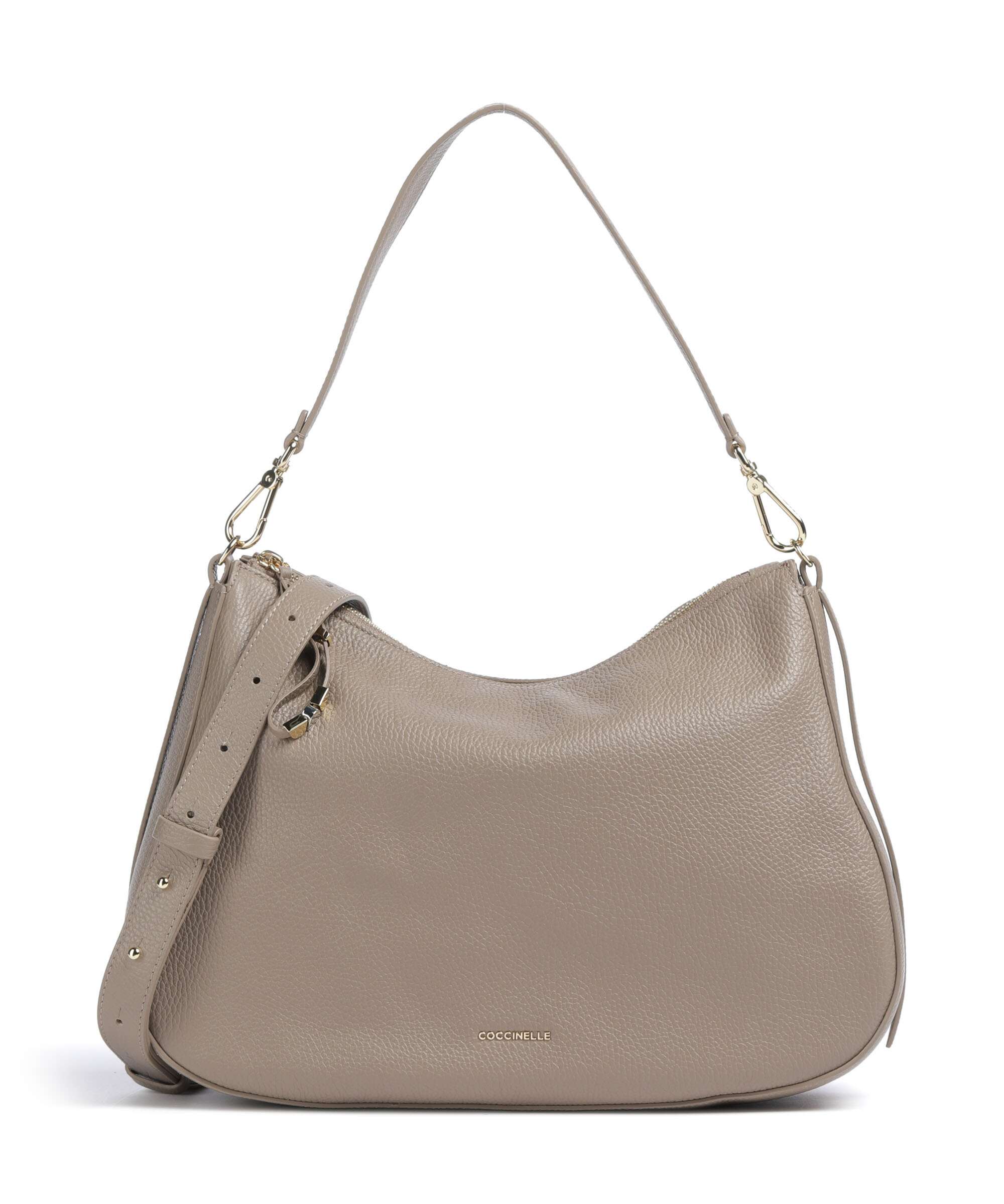Coccinelle Nory Hobo bag grained leather crab - E1U45130101-R41