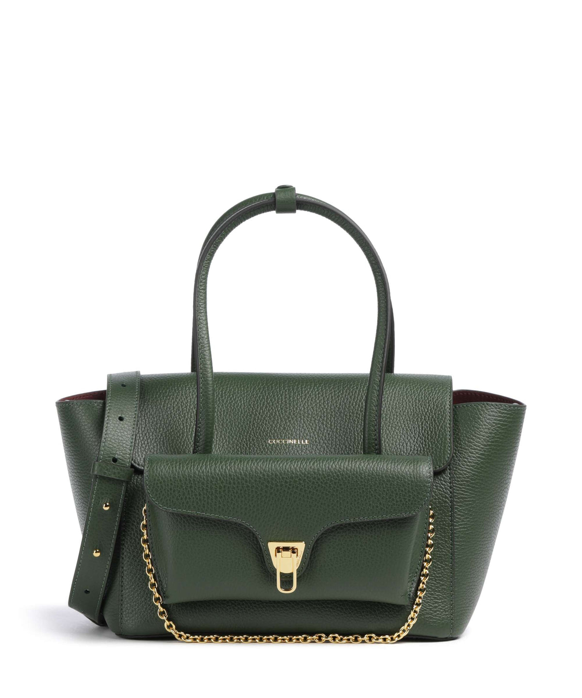 Coccinelle Beat Double Handbag garden green