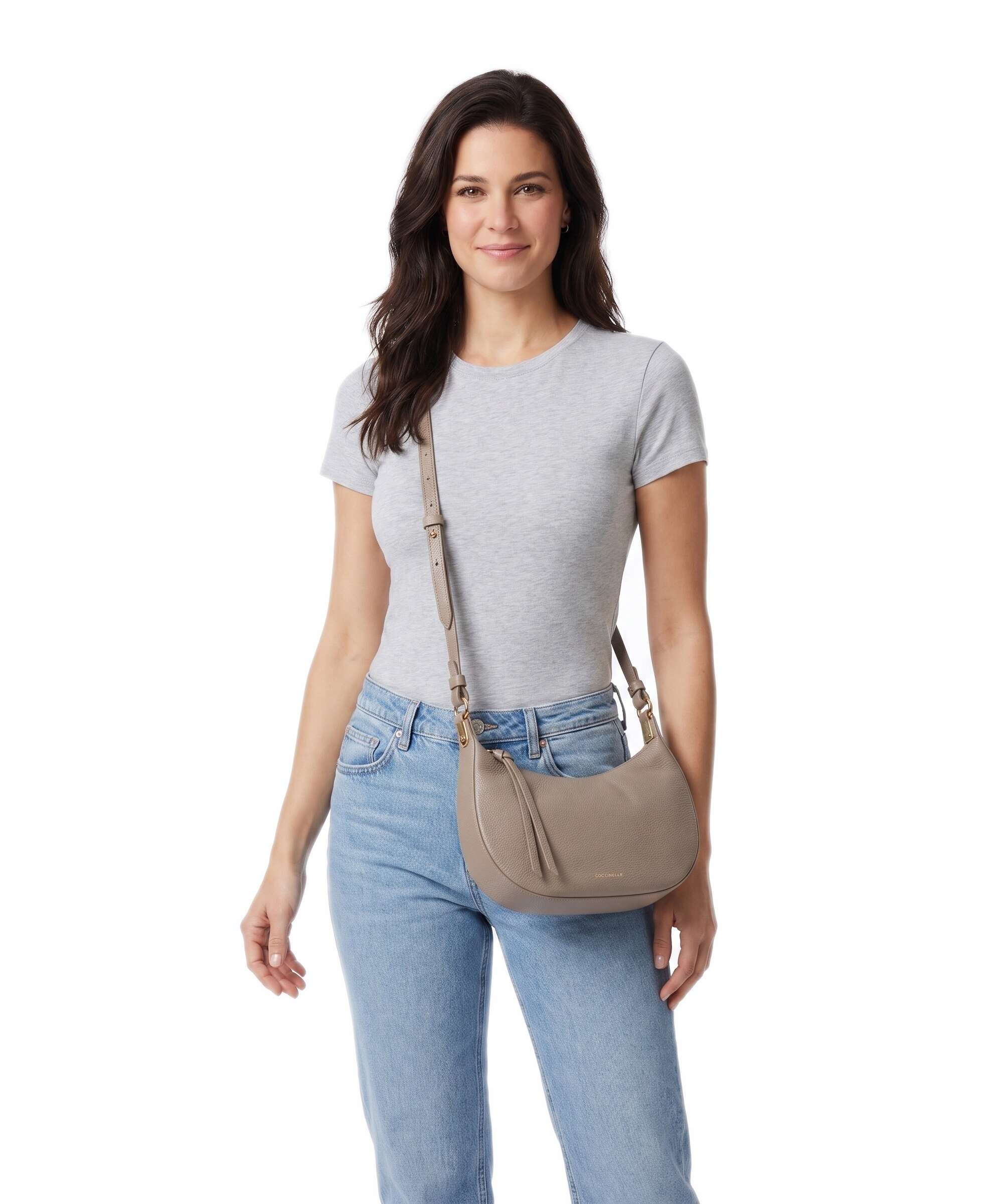 Coccinelle Fujiko Crossbody bag warm taupe