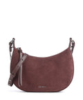 Coccinelle Fujiko Suede Crossbody bag berry