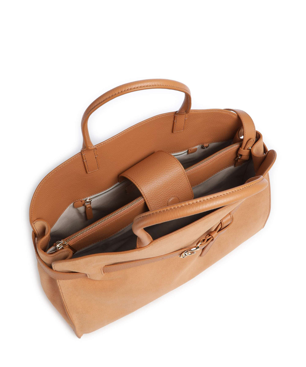 Coccinelle Sabine Suede Handbag robin