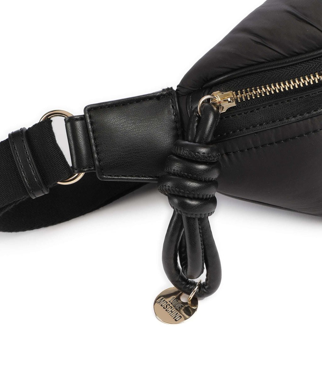 Love Moschino Air Wave Fanny pack black