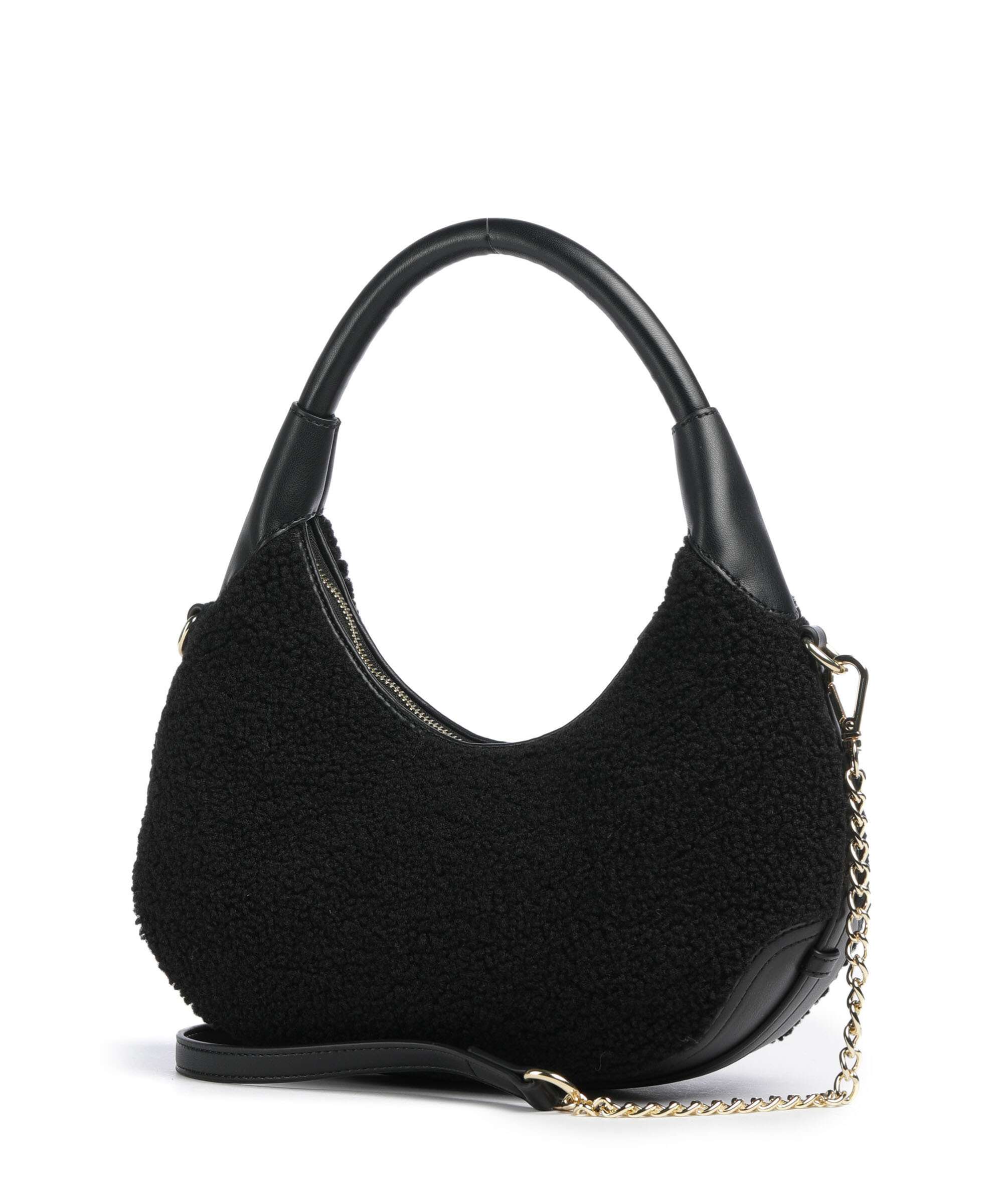 Love Moschino Poodle Shoulder bag faux fur black - JC4376PP0NKS1