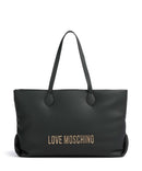 Love Moschino Bold Love Hammered Tote bag black