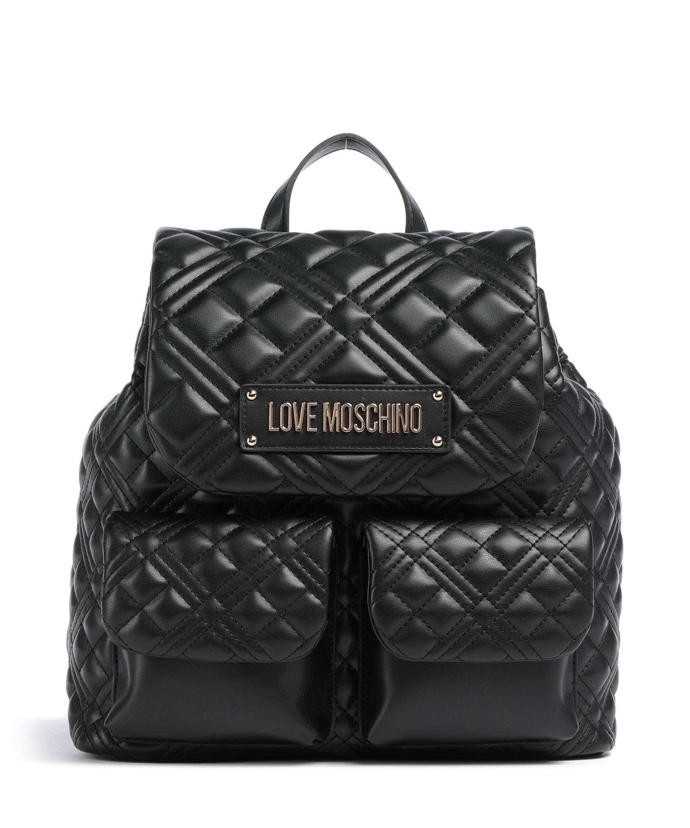 Love Moschino Quilted Backpack black