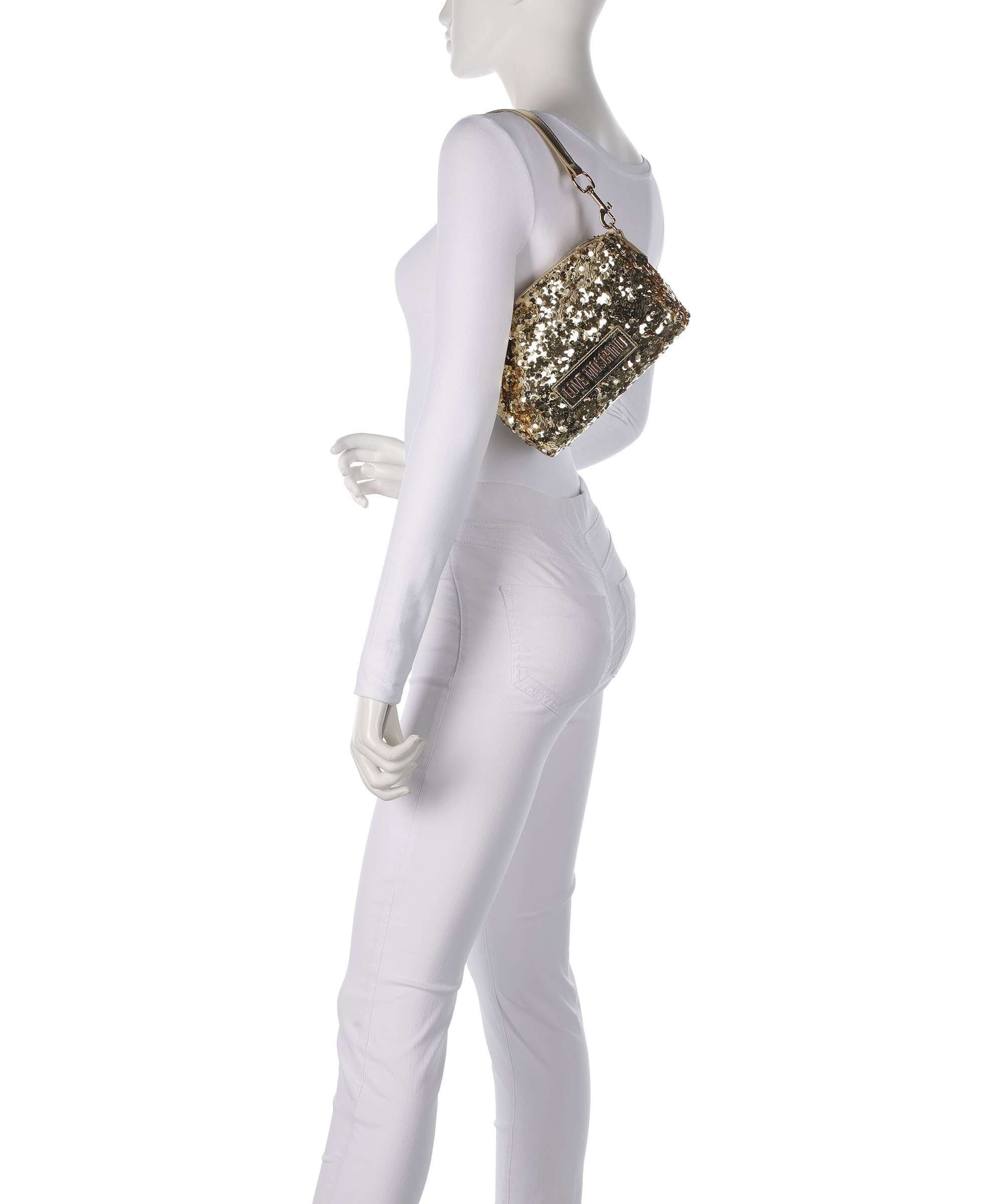 Love Moschino Bling Bling Shoulder bag polyester gold