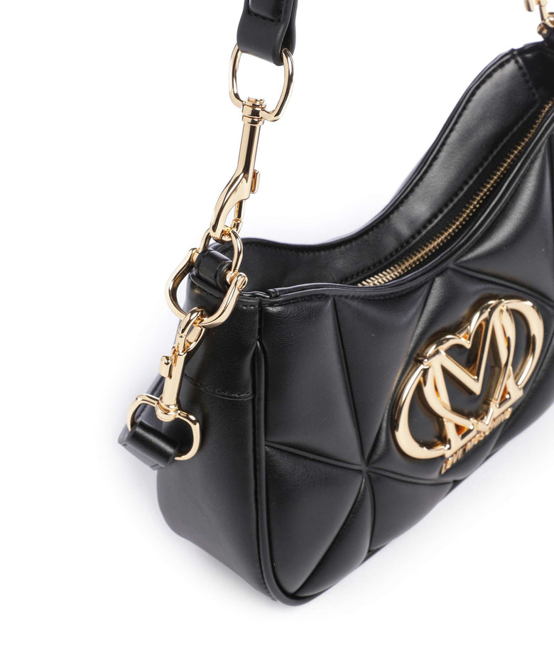 Love Moschino Embossed Q Shoulder bag black