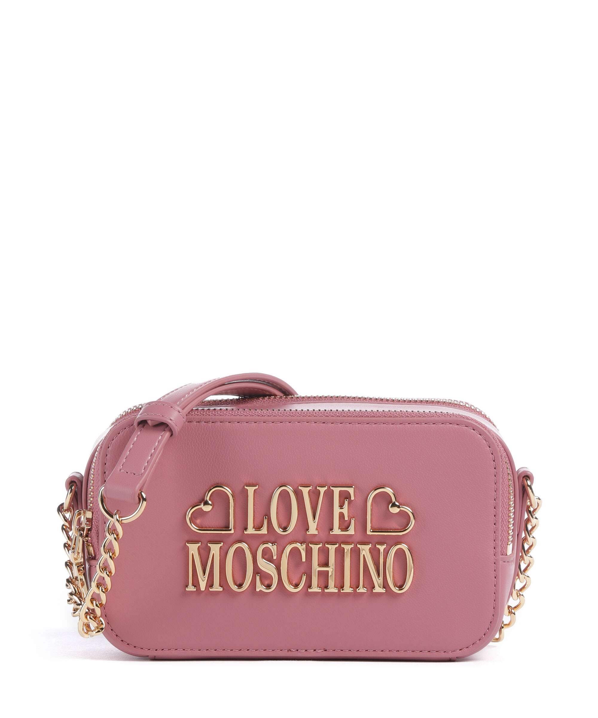 love.a品 Love Moschino Lovely Love Crossbody bag imitation leather old rose