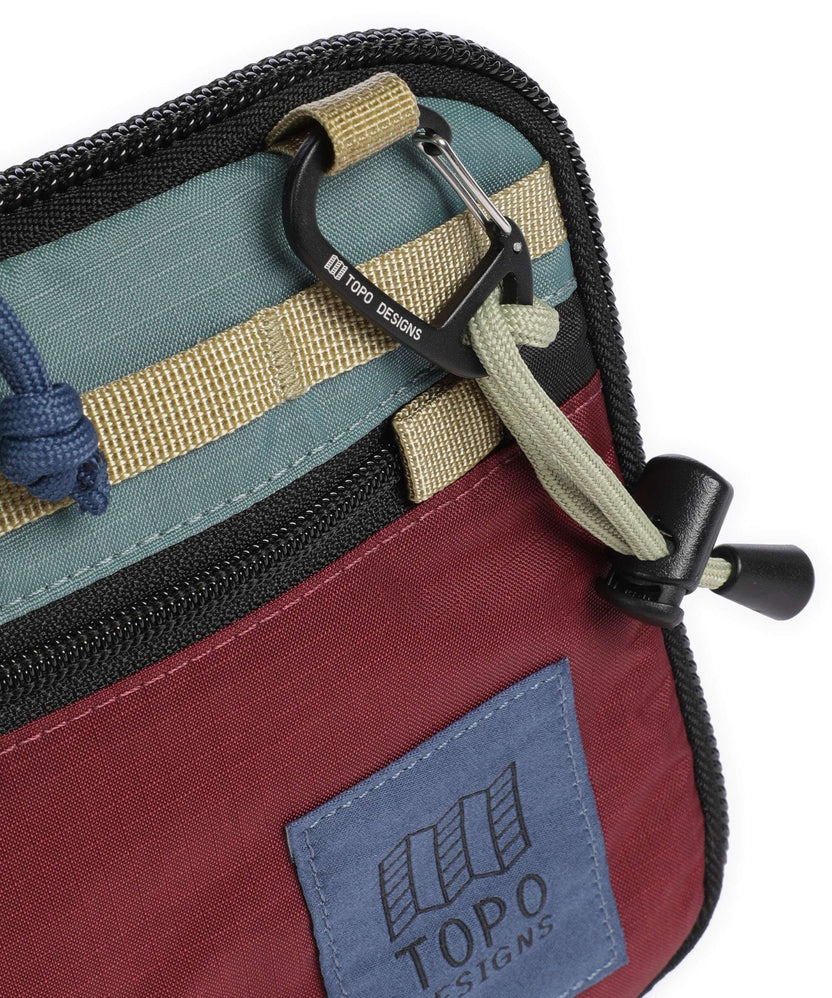 Topo Designs All Adventure Crossbody bag burgundy