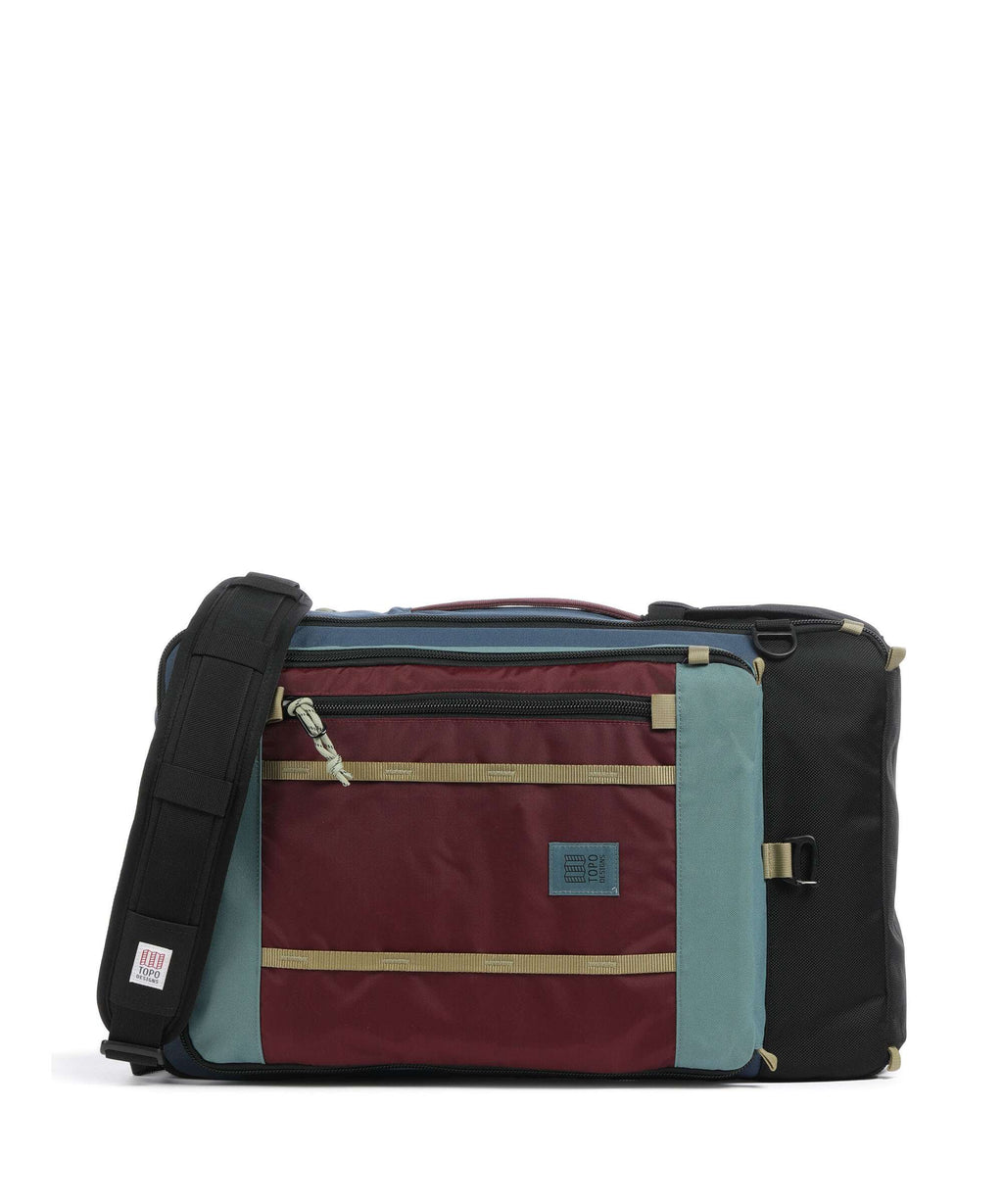 Topo Designs Global 40 Travel backpack dark denim/burgundy