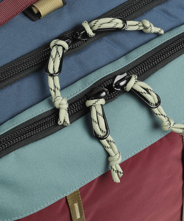 Topo Designs Global 40 Travel backpack dark denim/burgundy