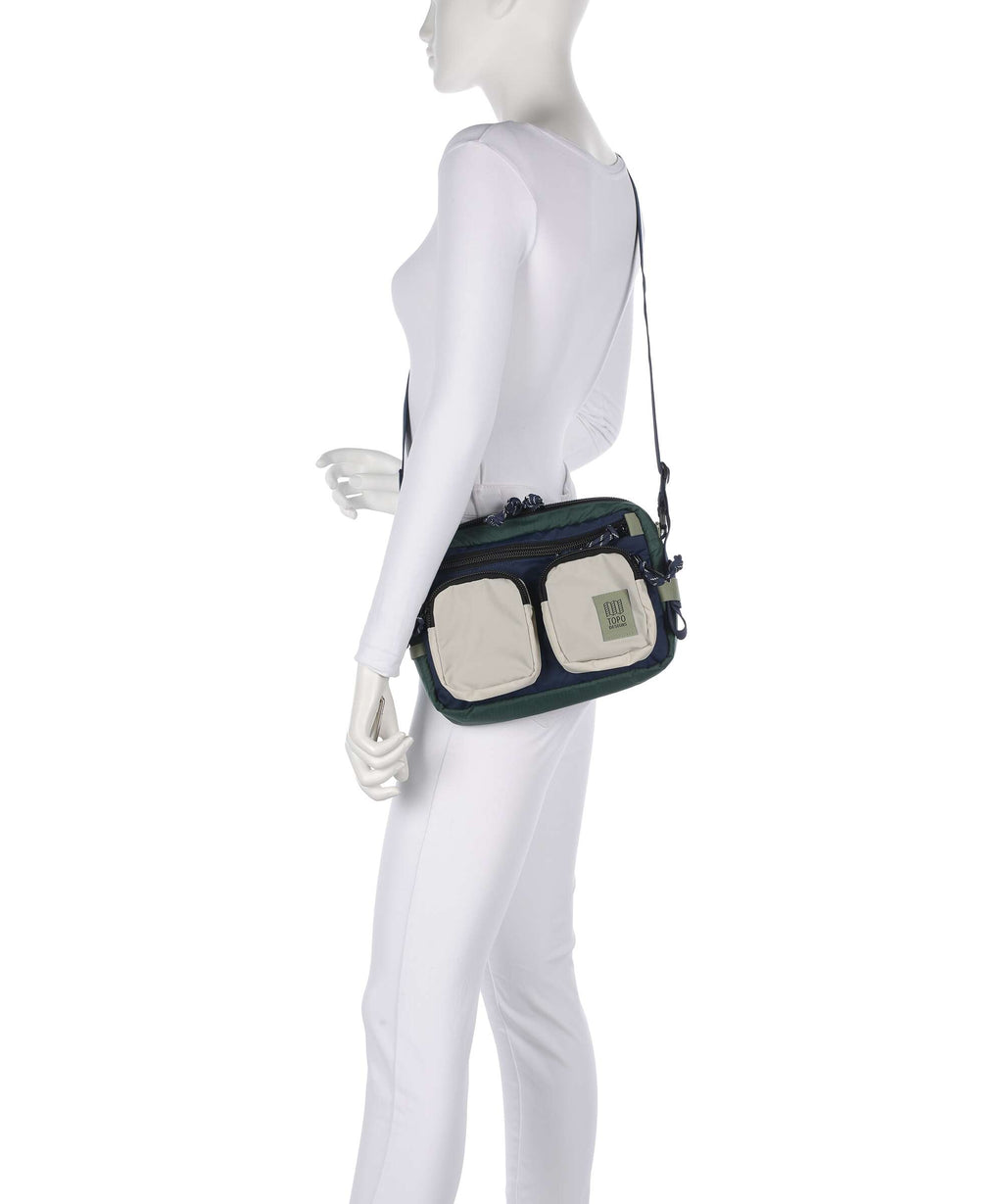 Topo Designs Block Crossbody bag forest/bone white