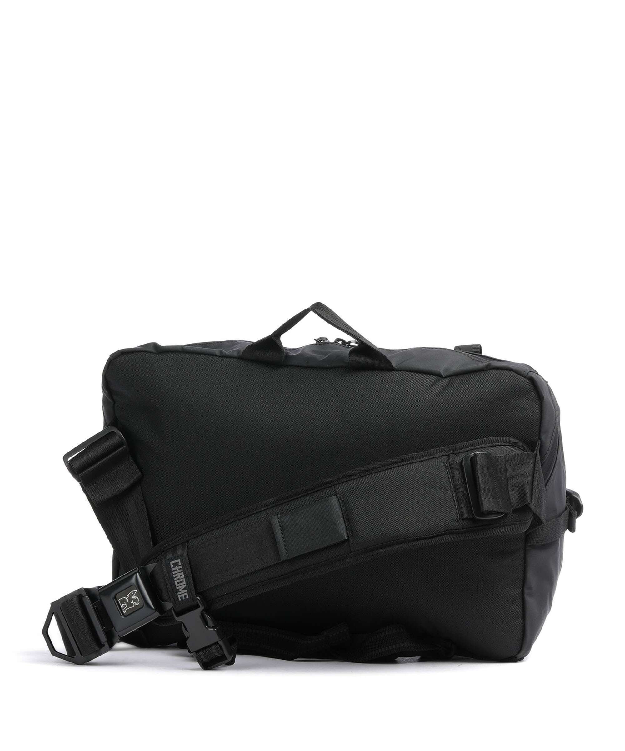 Chrome Kadet Max Crossbody bag 15″ recycled nylon black tarp - BG