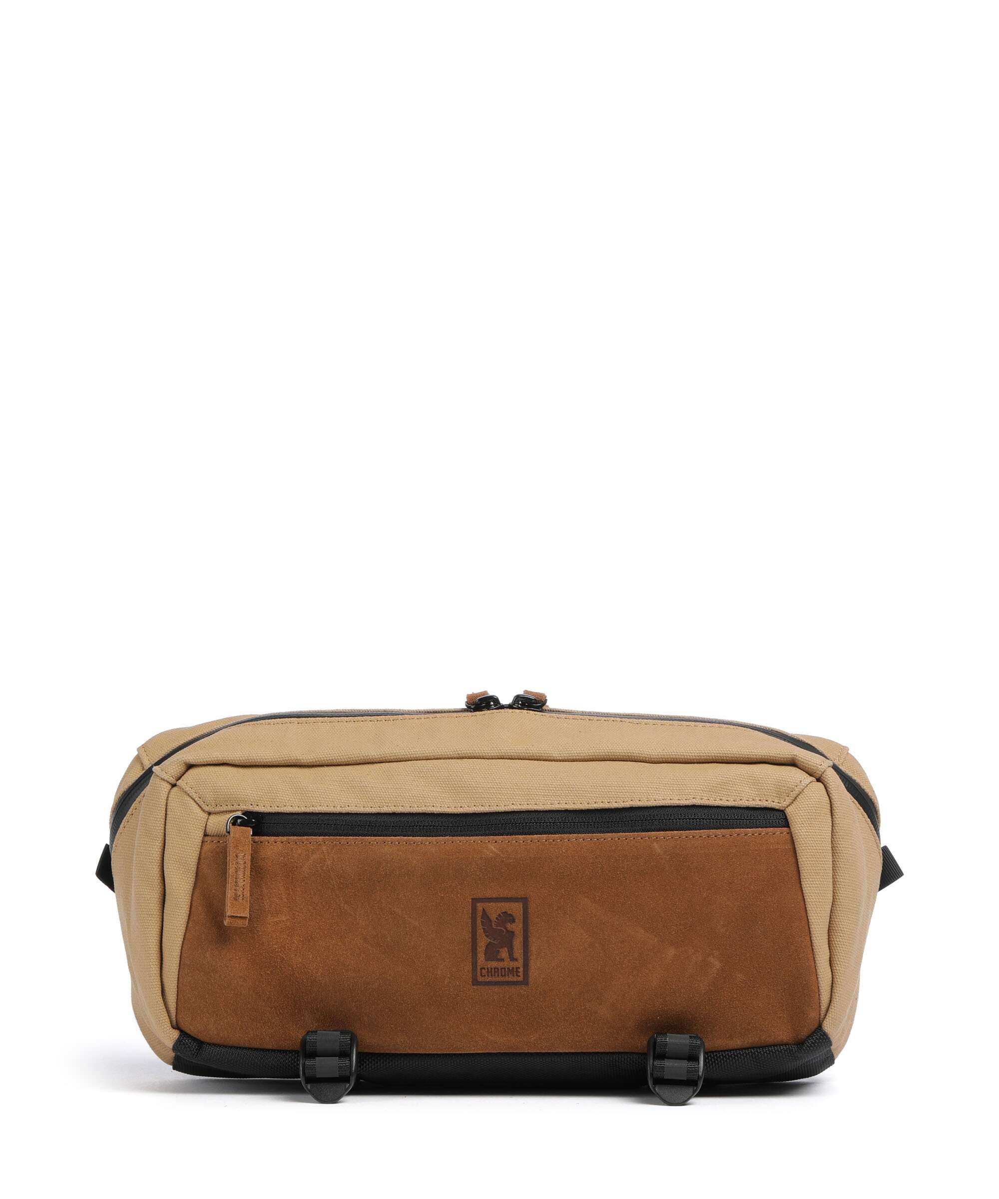 Chrome Kadet Mini Suede Sling bag cotton, brushed cow leather