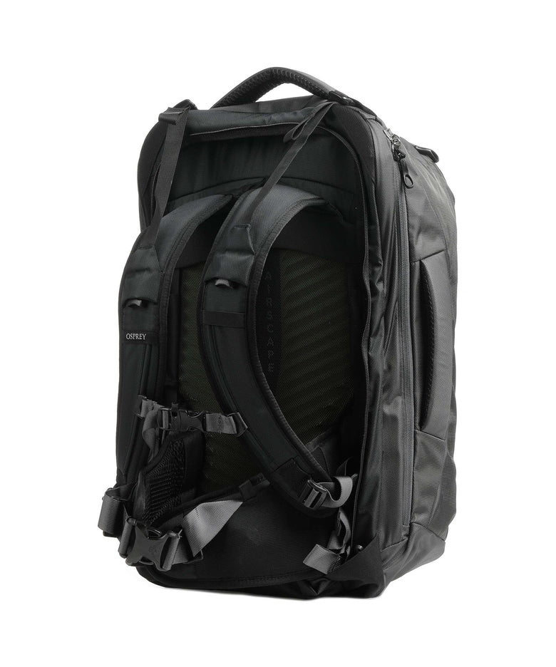 best travel backpack for europe osprey farpoint 40 travel backpack 16 recycled nylon antique blue on requirements for most airlines Osprey Farpoint 40 Travel Backpack