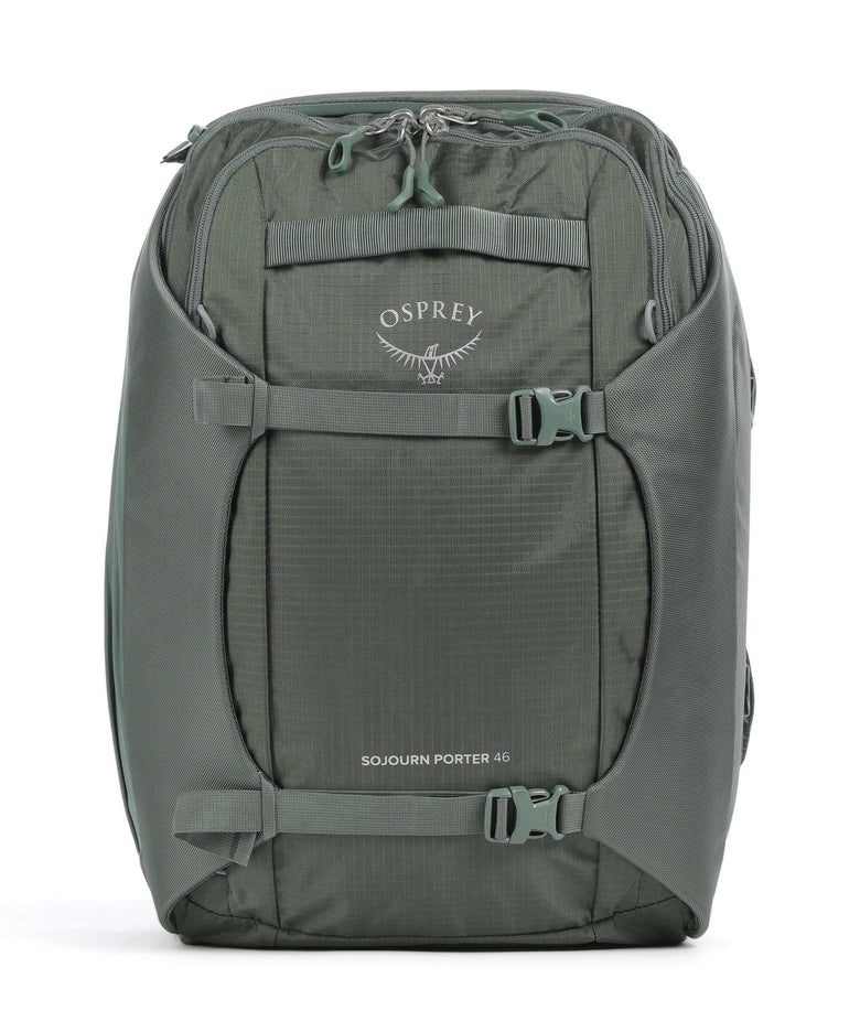 osprey 46l backpack Osprey Sojourn Porter 46 Travel backpack recycled polyester black