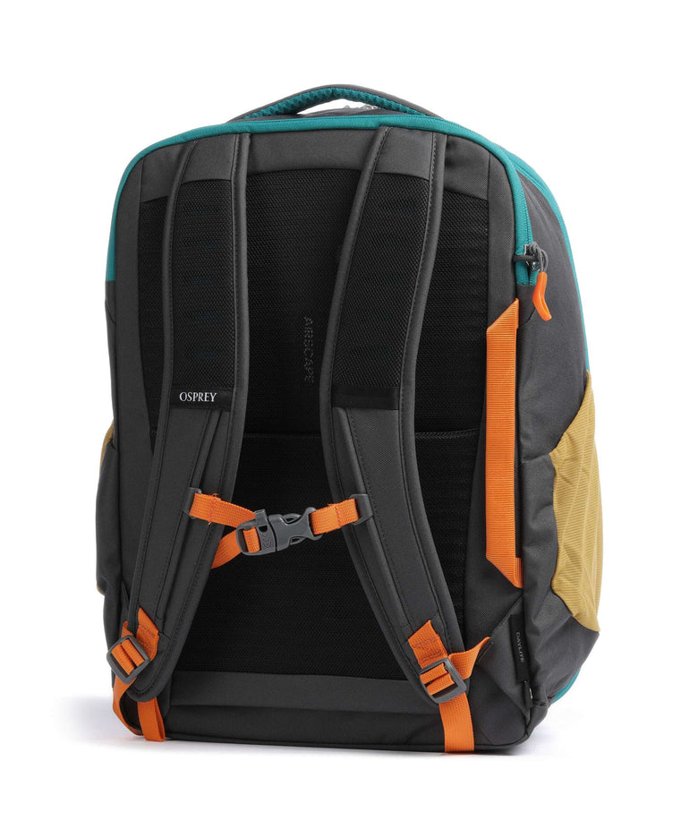 osprey daylite dark blue orange Osprey Daylite 26+6 Backpack 16″ recycled ripstop polyester tumbleweed  yellow/tunnel vision