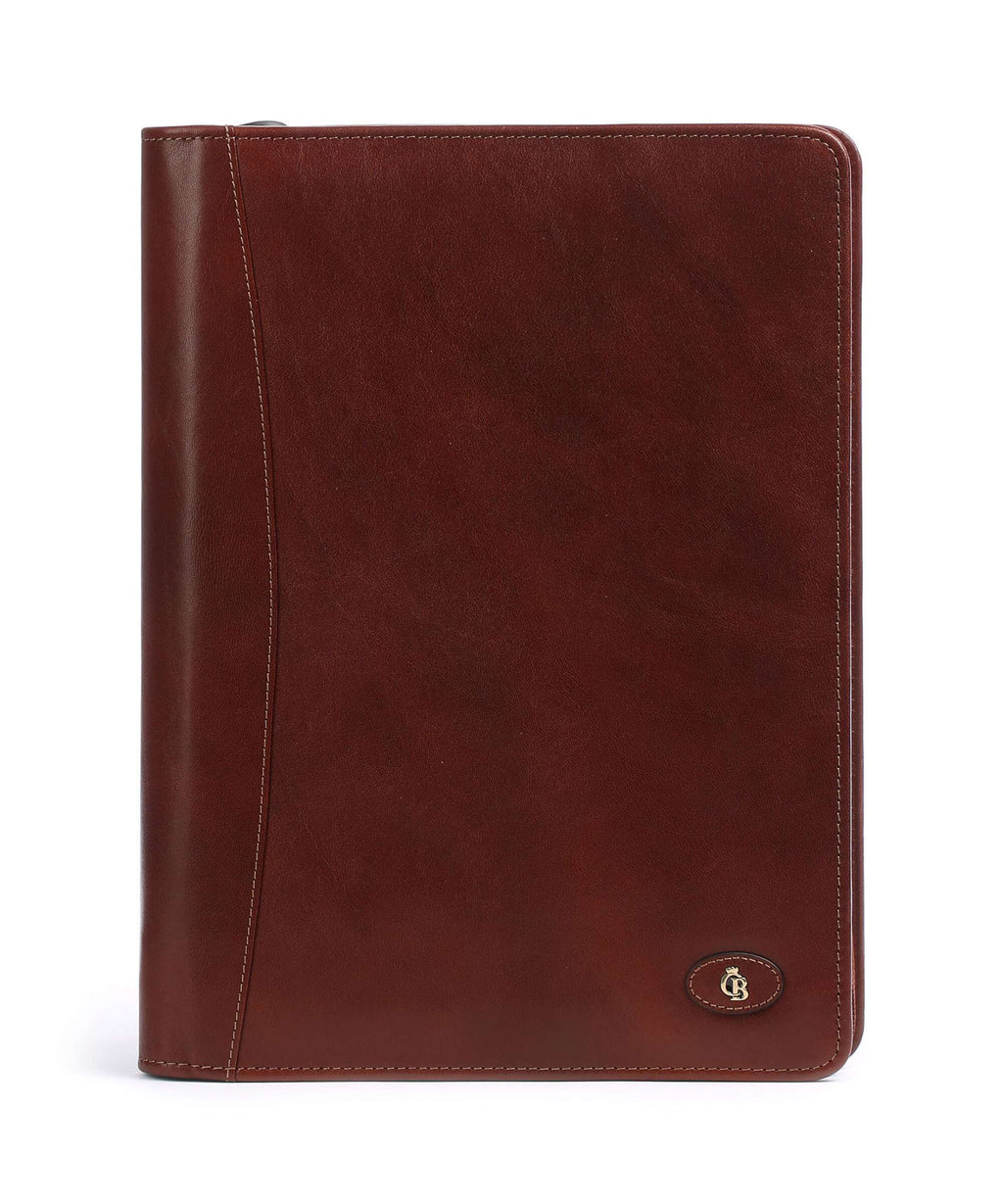 Castelijn & Beerens Gaucho A4 Rits Portfolio cognac