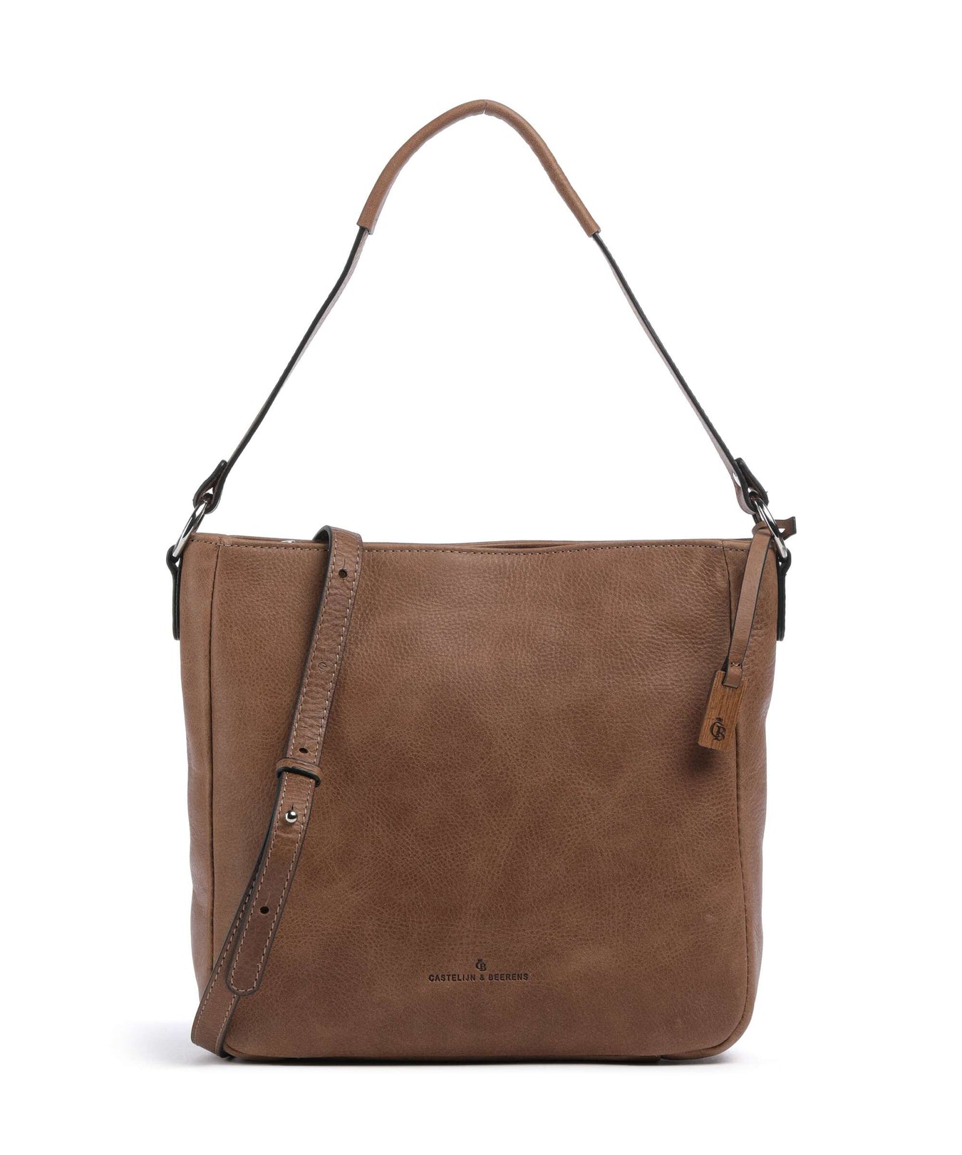 Castelijn & Beerens Carisma Hobo bag cognac