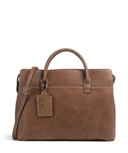 Castelijn & Beerens Carisma Laptop bag cognac