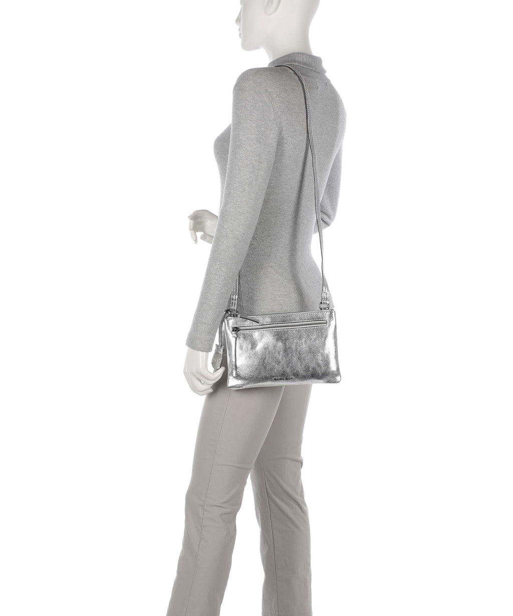 Burkely Rock Ruby Crossbody bag speedy silver