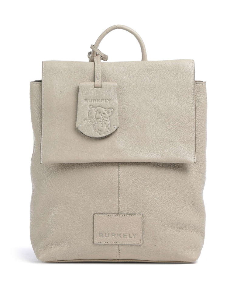 burkely leather backpack Burkely Soft Skylar Backpack bag grained leather grey