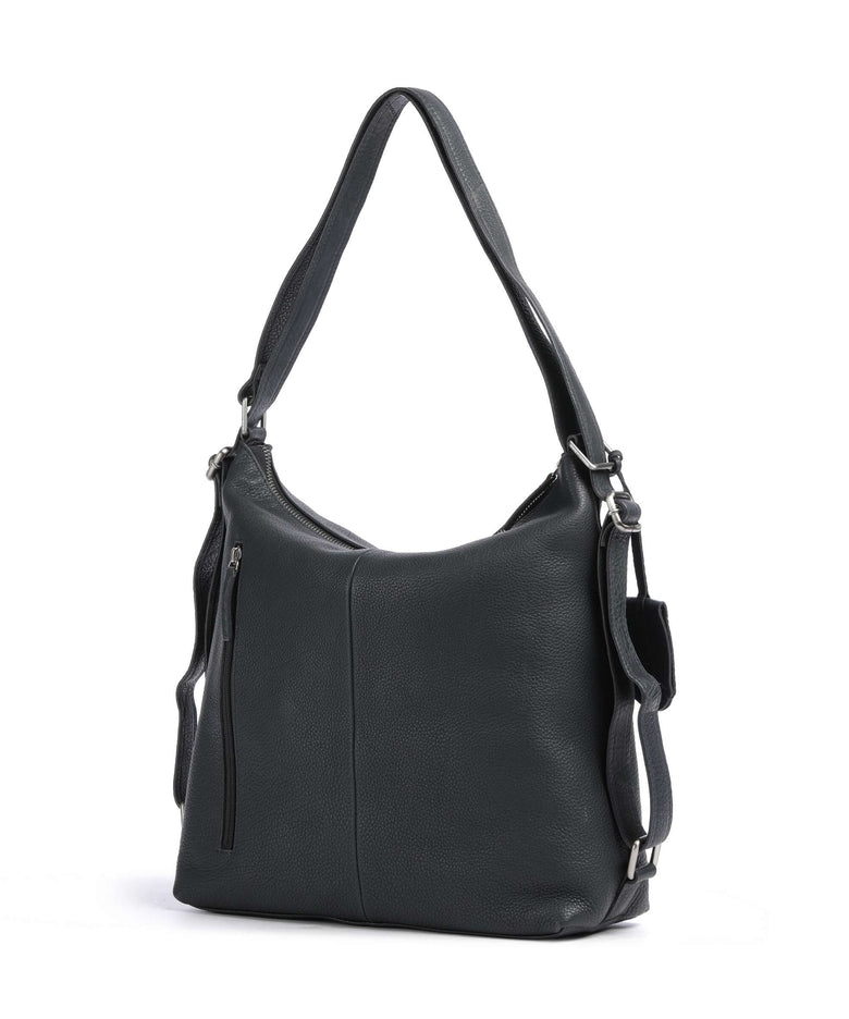 burkely leather backpack Burkely Soft Skylar Backpack bag fine grain leather blue