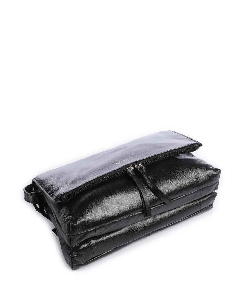 Burkely Creased Crystal Crossbody bag black