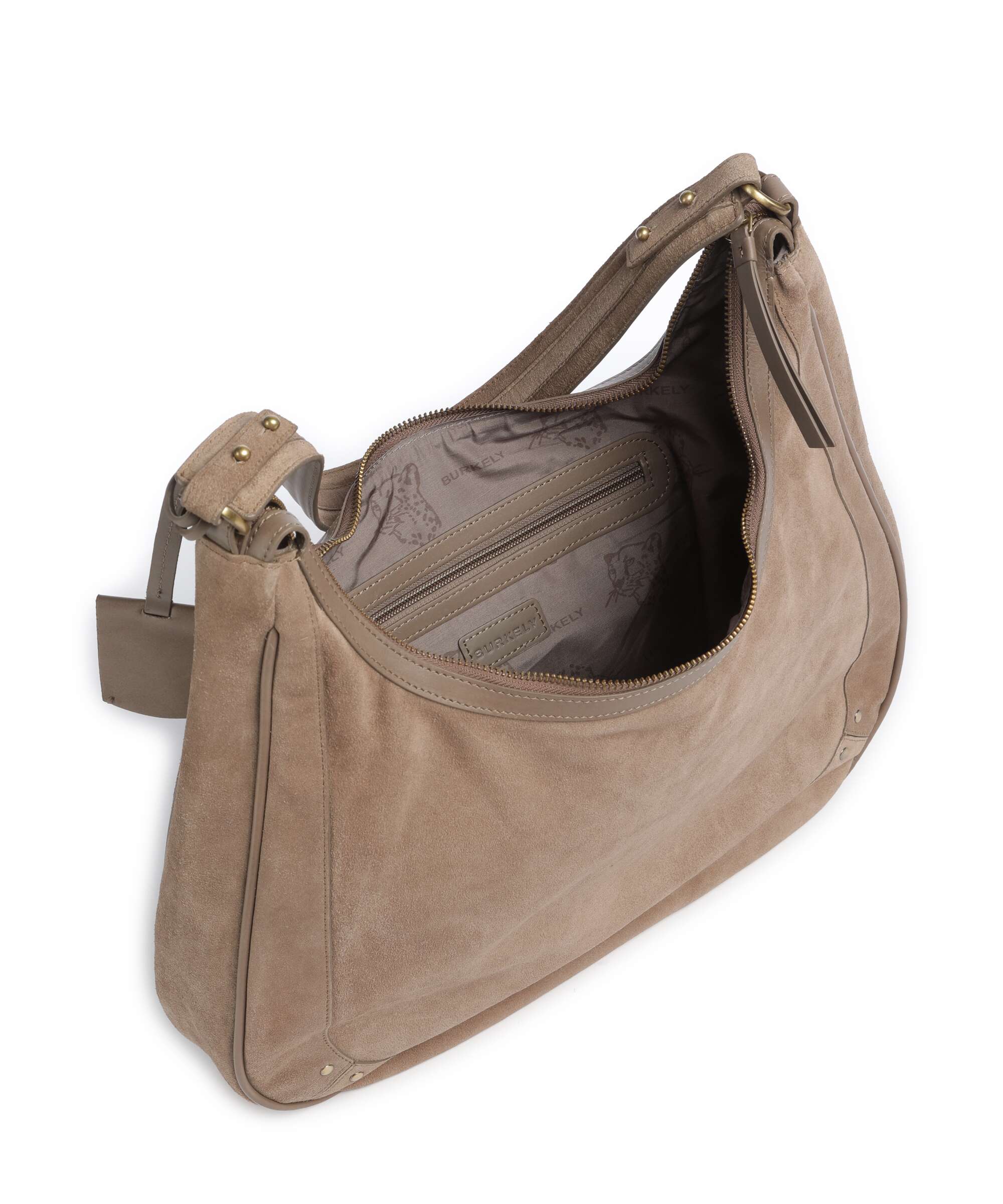 Burkely Sierra Hobo bag taupe