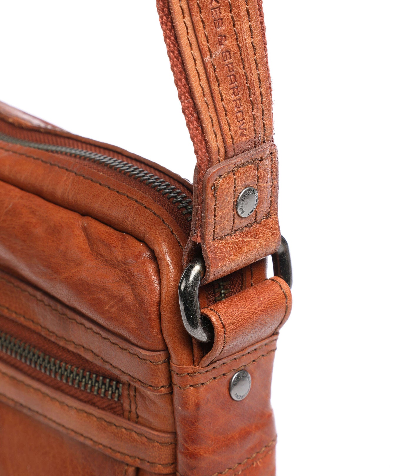 Spikes & Sparrow Bronco Crossbody bag brandy