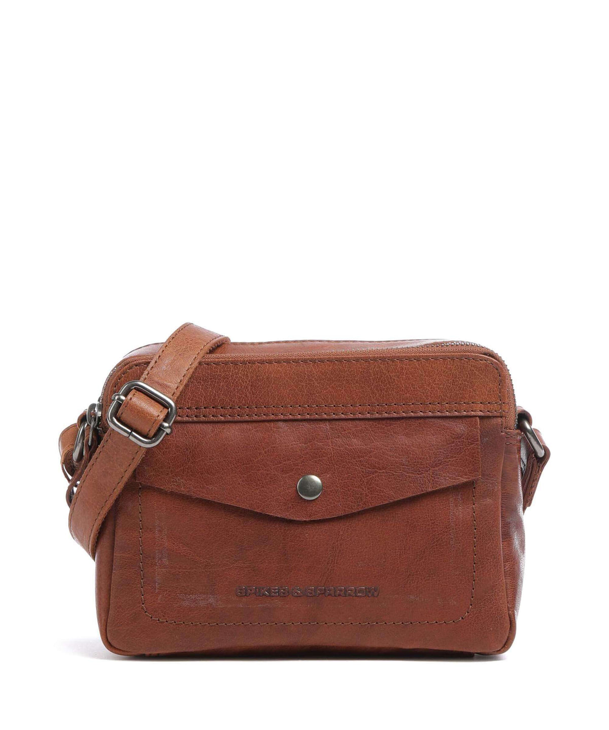 Spikes & Sparrow Bronco Crossbody bag brandy