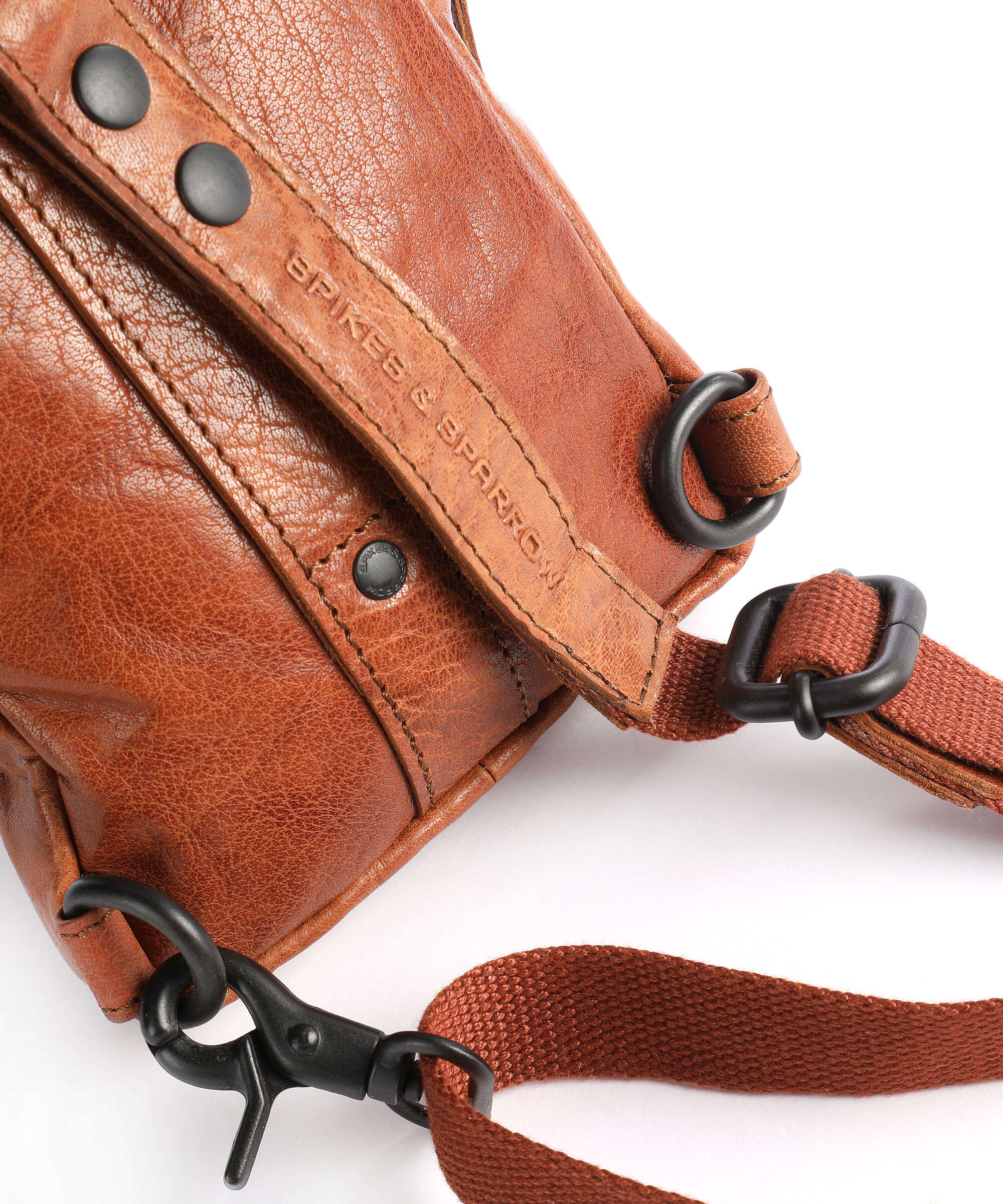 Spikes & Sparrow Bronco Miami Sling bag cognac