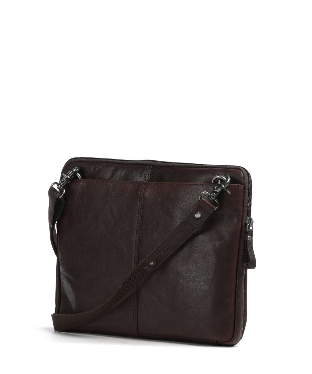 Spikes & Sparrow Bronco Yakima Laptop case dark brown