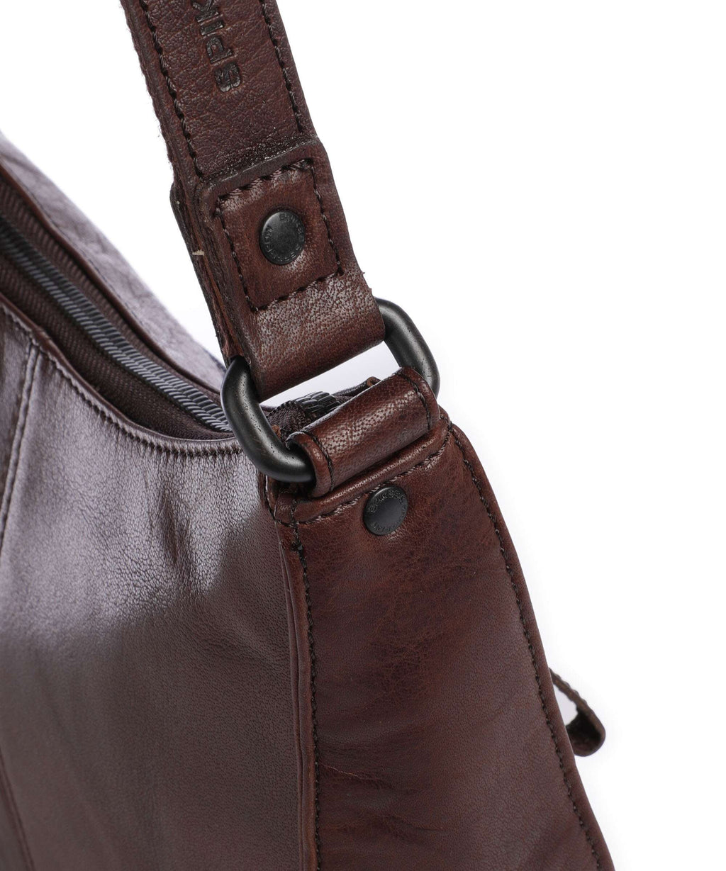 Spikes & Sparrow Bronco Evie Crossbody bag dark brown