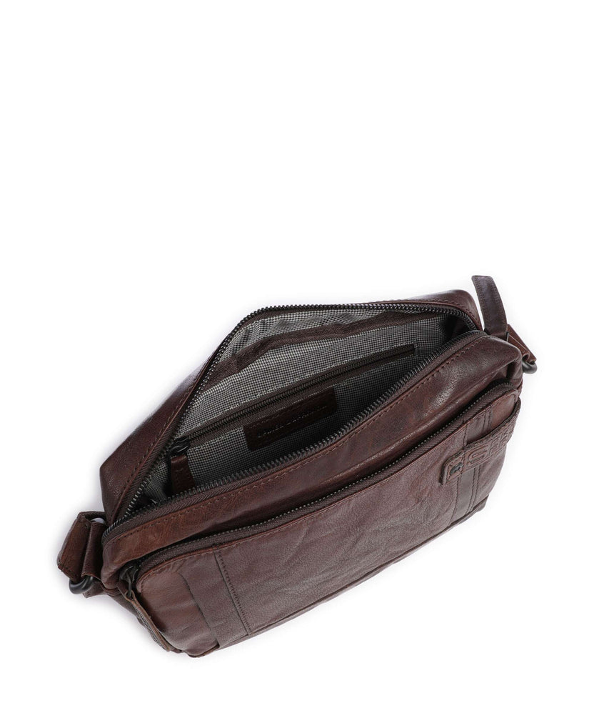 Spikes & Sparrow Bronco Kyrillos Crossbody bag dark brown