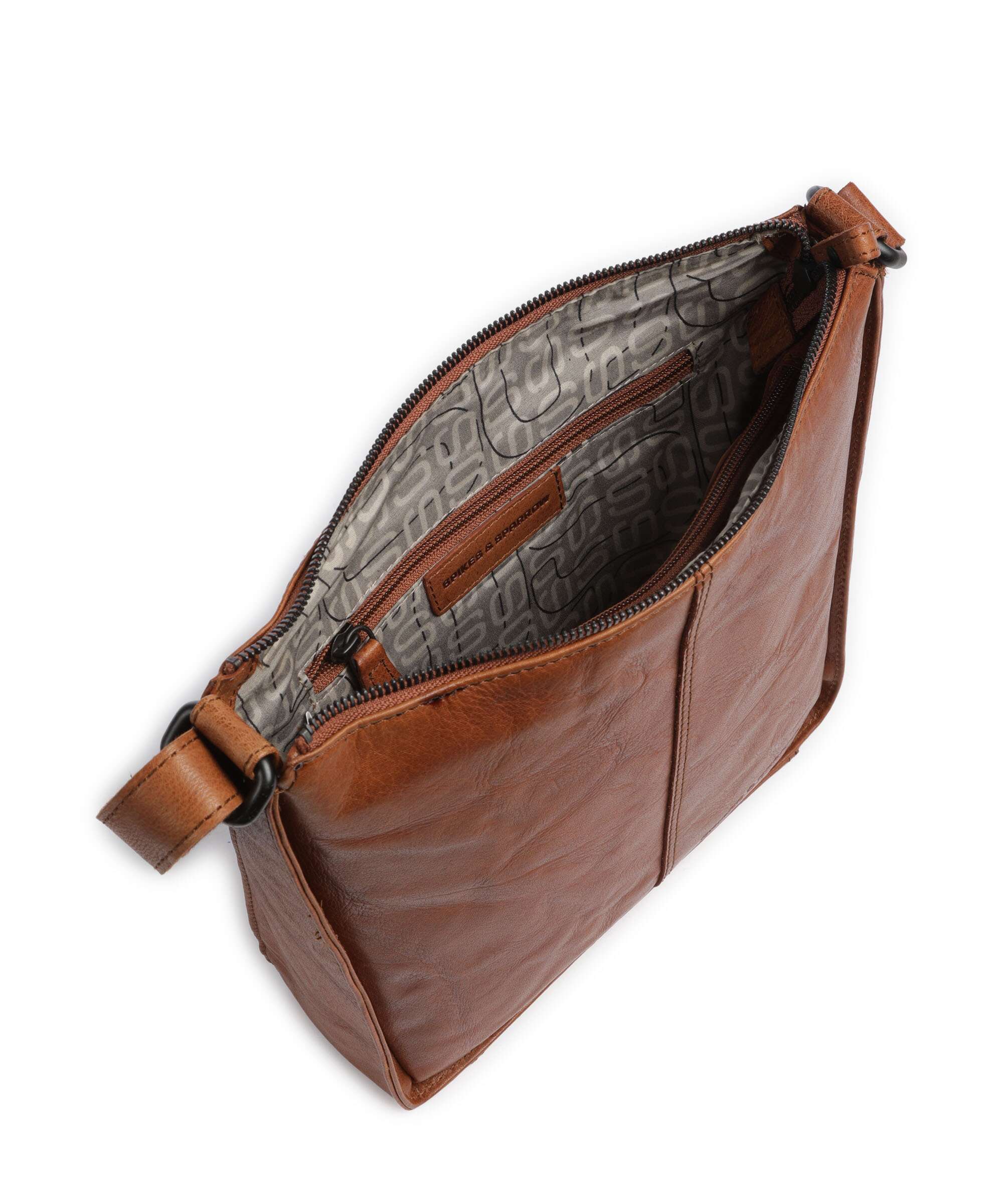 Spikes & Sparrow Bronco Titia Crossbody bag brandy