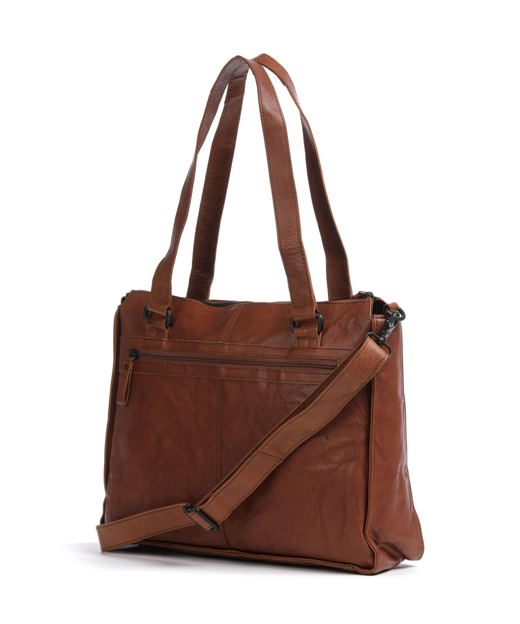 Spikes & Sparrow Bronco Ceciley Laptop bag brandy