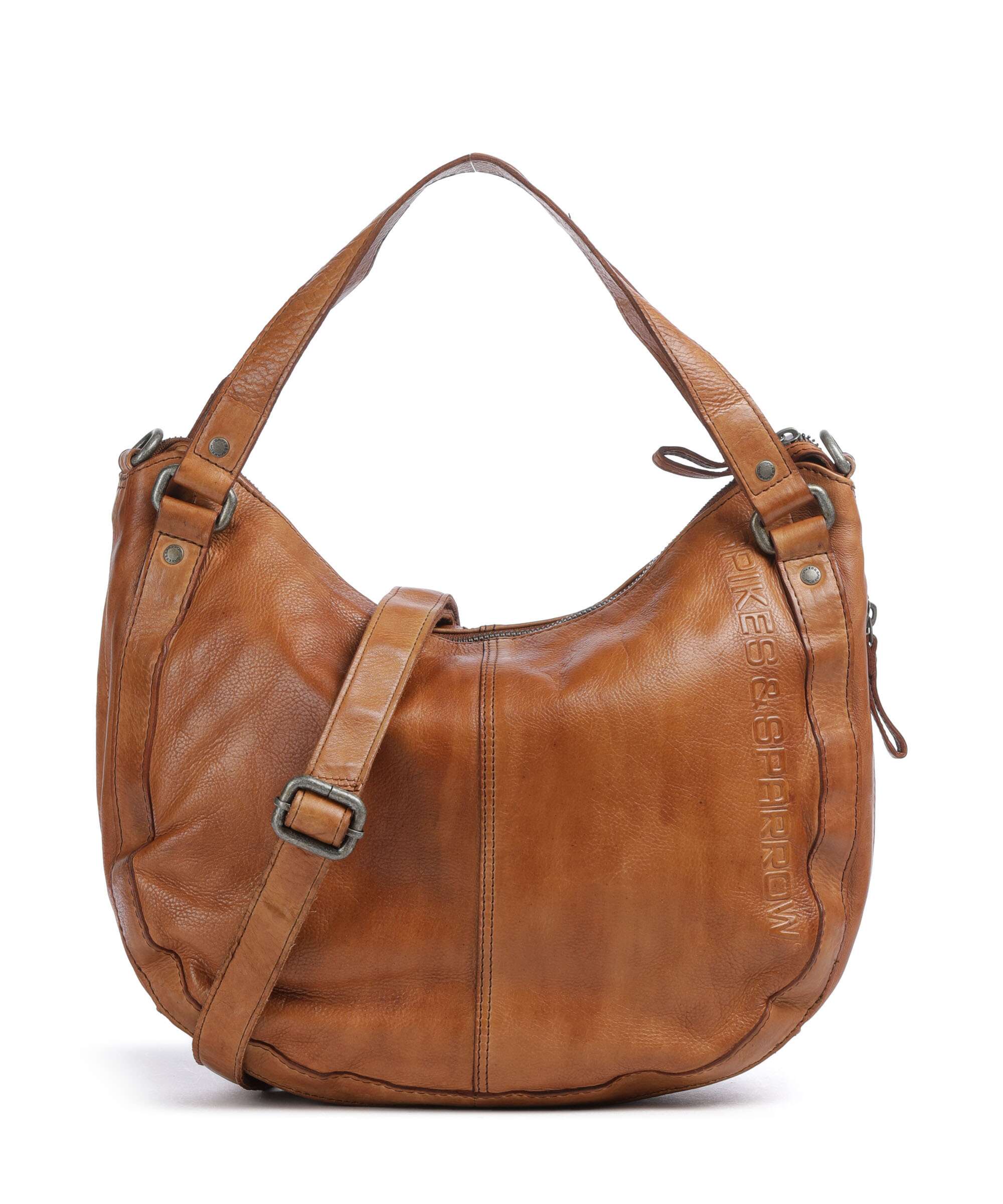 Spikes & Sparrow Apache Harli Hobo bag brandy