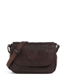 Spikes & Sparrow Bronco Linne Crossbody bag dunkelbraun