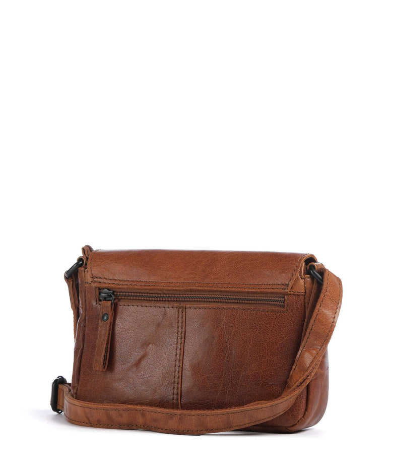 Spikes & Sparrow Bronco Linne Crossbody bag brandy