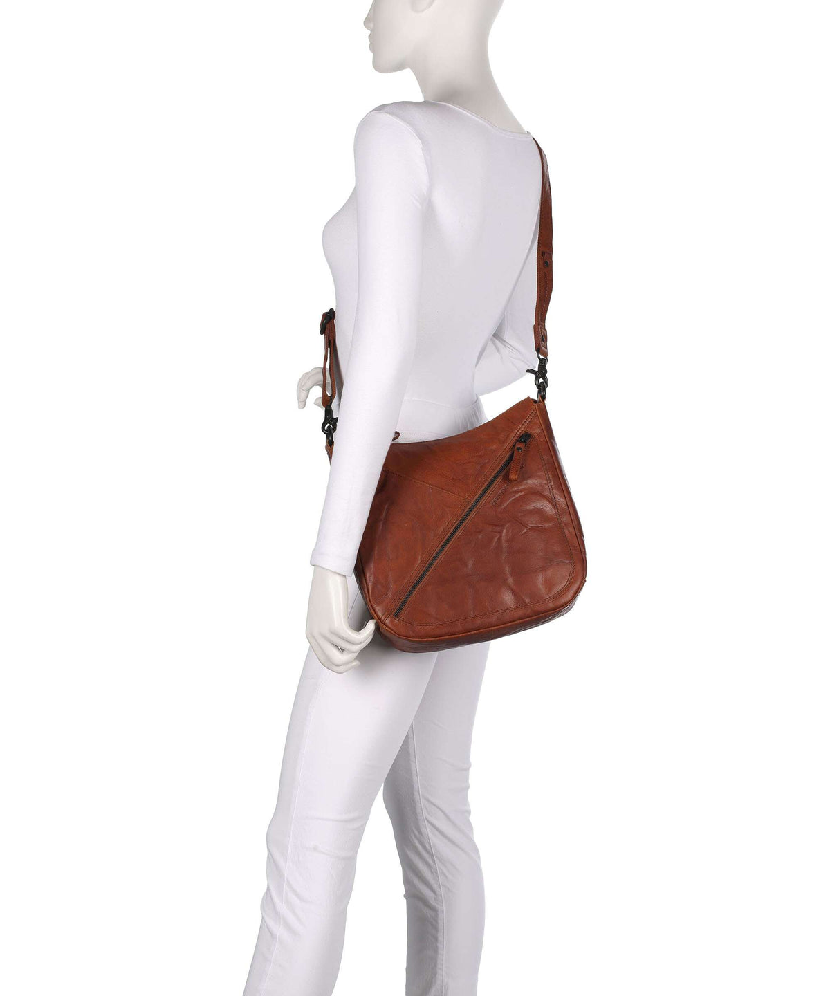 Spikes & Sparrow Bronco Lillia Hobo bag brandy