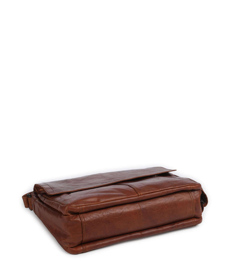 Spikes & Sparrow Bronco Ronn Messenger bag brandy