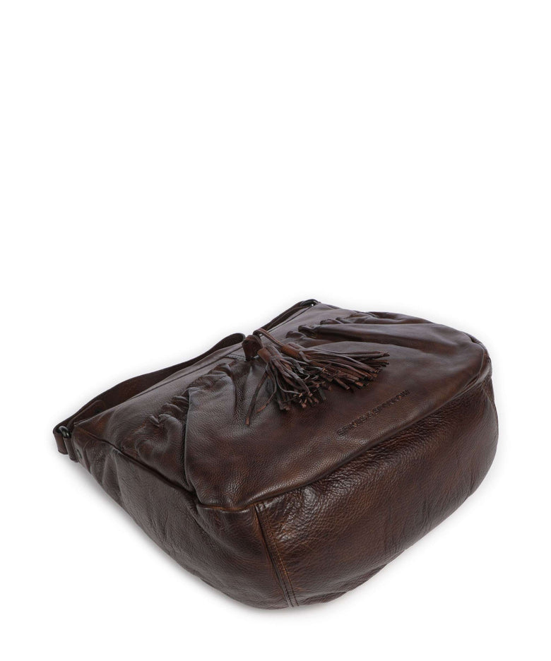 Spikes & Sparrow Apache Jinny Hobo bag dark brown